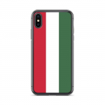 Coque iPhone - PIXELFORMA - iPhone X - Drapeau de la Hongrie - Silikoonist supp - Protection compl&egrave;te