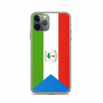 Coque iPhone &ndash; iPhone 11 Pro &ndash; Drapeau Guin&eacute;e &eacute;quatoriale &ndash; Supp &ndash; Mitmev&auml;rviline &ndash; Vertikaalne