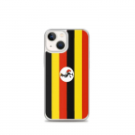 Coque iPhone &ndash; iPhone 13 mini &ndash; Drapeau Ouganda &ndash; Supp &ndash; Mitmev&auml;rviline &ndash; Vertikaalne