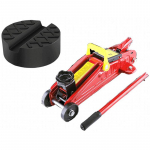 Autot&otilde;stuki statiiv kummist padjad Must kummist piludega p&otilde;randatugrapad