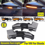 K&uuml;ljepeegli suunatule LED D&uuml;naamiline suunatule vilkur VW T-roc Troc T-crossile Skoda Octavia Mk3 5E 2013-2018 jaoks
