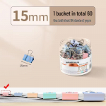 V&auml;rvilised metallist p&auml;&auml;sukesesaba klambrid dokumentide, fotode ja kontoritarvete jaoks