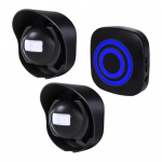 S&otilde;idutee alarm 100 m levialaga Traadita ilmastikukindel liikumisandur ja detektor 1 vastuv&otilde;tja 2 saatjat Turvah&auml;ire monitor 38 helinaga siseruumides US Plug