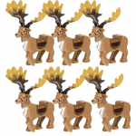 MOC Keskaja S&otilde;jalised Ehitusklotsid Elfi S&otilde;dalane Ork Rohani Gondori R&uuml;&uuml;tel Tegelaskomplekt Loomade Armee Relv Vibu Amb M&auml;nguasi