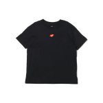 Nike Vabaaja Spordis&auml;rk &Uuml;mmarguse Kaelusega Leegid Punased Huuled L&uuml;hikeste Varrukatega Naiste Topid Must DB9819-010 XS