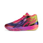Puma MB.02 Be You Unisex tossud Lilla Lilla-Helendav Ohutuskollane 378283-01 41