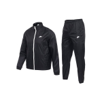 Nike &Uuml;hev&auml;rviline p&uuml;stkrae lukuga jakk ja elastse v&ouml;&ouml;kohaga dressip&uuml;ksid meeste spordir&otilde;ivaste komplekt must DR3337-010 XXL