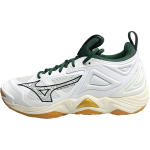 Mizuno Wave Momentum 3 Valge Roheline Kuldne Unisex Tennised V1GA231244 40