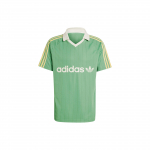 Adidas Logo Triipud Polo L&otilde;tv L&uuml;hikeste Varrukate T-s&auml;rk Meeste Topid Roheline IR9381 L