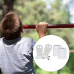 Children's Hand Grips with Wristband And Gymnastic Bar, Palm Protection, Suitable for Orange L