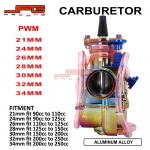 Kvaliteetne PWK karburaator 110CC-250CC mootorrataste remondiks ja modifitseerimiseks 21mm