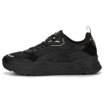 Puma Trinity Seeria Mugav Polsterdus V&otilde;rkmaterjal P&otilde;rutuskindel Libisemisvastane Kulumiskindel Madala s&auml;&auml;rega Vabaaja Jooksujalatsid Unisex toss Must 389289-03 35.5
