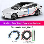 Autoukse tihendiriba Tesla Model Y Juniper Model 3 Highland 2025 Eesmised ja tagumised uksed Veekindel Kummim&uuml;ra v&auml;hendav osa