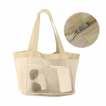 &Otilde;&otilde;nes Suure Mahutavusega Meigikott Naiste Multifunktsionaalne V&otilde;rgust &Otilde;lakott Reisikott L&auml;bipaistev Kott Rannakotid