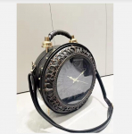 Luksuslikud disainerrahakotid ja k&auml;ekotid &Otilde;lakotid naljaka kellakujulise kotiga naljakas Naiste &uuml;mmargune kott PU-nahast Naiste kott 30cm*10cm*30cm