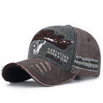 American Retro Embroidered Washed Baseball Cap Adjustable
