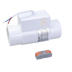 50mm 220V 50Hz 12W In-line kanaliventilaator Mini v&auml;ljat&otilde;mbeventilatsiooniseade kasvatustelgile, lemmikloomakastile, kasvuhoonele, keldrile, t&ouml;&ouml;kojale