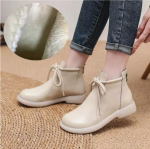 Retro stiilis s&uuml;gisesed ehtsast nahast saapad, madalad, libisemiskindlad, mugavad, mitmek&uuml;lgsed naiste saapad, &uuml;hekordsed saapad, trendikad kingad 38