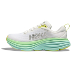 Hoka One One Bondi 8 &Uuml;mar nina Paelkinnitusega Libisemiskindel Vastupidav Madalad Jooksukingad Naiste toss Valge Sinine 1127954-BDBSO 37 white