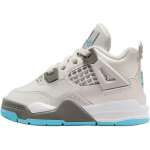 Air Jordan 4 Retro TD Photon Dust Blue Chill Beebi tossud Hall Flat-Pewter Valge HV4759-014 22