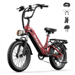 TIFGALDP XC20 Elektrijalgratas T&auml;iskasvanutele 500W Mootor E-Bike 48V20AH 20-tollised Rehvid Linnas Liikumiseks Elektrijalgratas s&otilde;iduulatus 45-90km