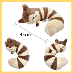 Uus Pokemon Furreti pehmem&auml;nguasi L&auml;ikiv roosa pruun Armas Furret t&auml;idisnukk U Shanpe Pehme kaelapadi Kvaliteetsed s&uuml;nnip&auml;evakingitused