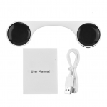 Luujuhtivusega padjak&otilde;lar 10 rahustava heliga Bluetooth-k&otilde;lar padja alla Stereo Bass Valge m&uuml;ra taimeriga magamiseks valge