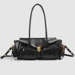 Yogodlns Vintage kaenalaune t&uuml;drukule mitmek&uuml;lgne k&auml;ekott mitme taskuga mootorrattakott luksuslik disainerk&auml;ekott spagetirihmaga nahkkott 36x11x17cm kohv