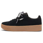 Puma Vikky Platform Ribbon Moodsad Vastupidavad Madalad Tennised Naiste tossud Must Pruun 365314-01 35.5