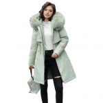 Naiste fliisvoodriga parka, paksenatud, koheva kunstkarusnahast kapiga, taskutega, talvine soe, n&ouml;&ouml;riga, sherpa kate 2XL