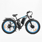 2026 E-jalgratas BLJ DP-2603 3000W Kahemootoriline 52V 32AH Aku, Esi- ja Tagavedrustus, 26-tollised Lumirehvid, T&auml;iskasvanute E-jalgratas. 3000W (dual motor) 52V 32AH