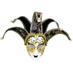 K&otilde;rgetasemelised Itaalia Veneetsia Maskid Halloweeni Peo Maskeraadimask Meestele ja Naistele Halloweeni Karnevali Etendusmaskid must