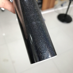 Holograafiline Vikerkaare Laser Teemant Must Autokleebis L&auml;ikiv Kile Vin&uuml;&uuml;lkile Salongi Mootori Decals Leht Rohkem Suurusi V&auml;rvivalikuid 50cm x 152cm
