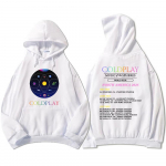 B&auml;nd Cold-play Music of The Spheres Maailmatuur 2025 Hupparid Sudaderas Con Capucha Pikkade varrukatega Meeste_Naiste Hupparid Tr&uuml;kitud Huppari S