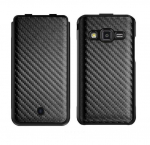 Samsung Galaxy Folder2 Kaanekate V&auml;rviline K&otilde;va SM-G160N G165N jaoks S&uuml;sinikumuster Carbon Black(1EA)