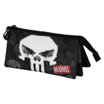 Trousse Triple - Punisher Skull - Noir - Taille Unique must