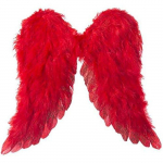 Accessoire ailes d'archange rouge - MY OTHER ME - 45 x 39 cm punane