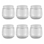 100 ml klaasist jogurti- ja pudingupurgid (10-pakk)