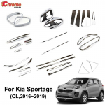 Kia Sportage QL 2016 2017 2018 kroomitud eesmise tagumise udutule k&uuml;ljeukse peegli katte trimmi kere liistuga autole rear wiper cover