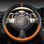 for Nissan Juke F15 F16 2010~2023 PU Leather Car Steering Wheel Cover Fast Shipping Auto Accessories O Shape Black