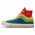 Converse 1970ndate Chuck Taylor All Star V&auml;rvilised Kommid Vintage K&otilde;rged Espadrillid Unisex Punane, Valge ja Sinine 35