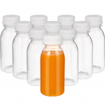 10 tk 250/250/300/350 ml l&auml;bipaistev veepudel plastikust mahlapudel PET piimajoogipudel kaanega matkamine telkimine joogin&otilde;ud 250ml