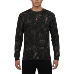 Jordan As M J Brk Hike Gfx Nahas&otilde;bralik &Uuml;mmarguse Kaelusega Pullover Spordiks Vaba Aja Veetmiseks Pikkade Varrukatega T-s&auml;rk Meeste Topid IF3047010 L black