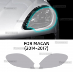 Porsche Macan 2014 2015 2016 2017 autole Esitulede kile L&auml;bipaistev Suitsutatud Kaitse Kriimustusvastane Kleebis V&auml;lisosa TPU Esik&uuml;lje Decal clear film