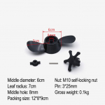 High Speed Propeller Design Outboard Marine Boat Accessory Outboard Engine Propellers Easy tallation Long-lasting Durability 18lb