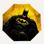 1 tk Batman Kangelane Tuulekindel Automaatne Vihmavari, Kerge Naistele/Meestele, T&auml;iuslik J&otilde;ulukink a0811190