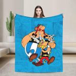 Asterix Ja Obelix Tekk Kvaliteetne &Uuml;lipehme Visketekk Talvine Piknik Kodu Dekoor Moodne Voodikate 30x40in