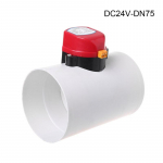 PVC HVAC Elektriklapp Mahtuvuse Reguleerimisventiilid Ventilatsioonitorudele 220/12/24V 1