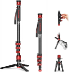 IFOOTAGE Cobra 3 Kaamera Monopod 180cm Kaameraga Professionaalne S&uuml;sinikkiust Reisi Monopod 8KG Kandev&otilde;imega C180F-P Jalgade, Monopodi, Jalgade,