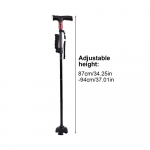 Telescopic Folding Cane Elder Cane with LED light anti-slip smart Walking Trusty Sticks Elder Crutches For Mothers Elder Fathers
